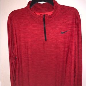 Nike Dri-Fit long sleeve pullover with zipper